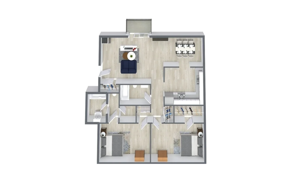 3D Apartment Floorplan