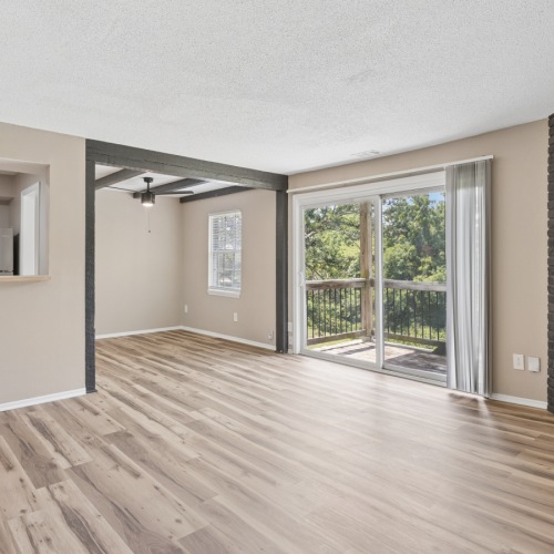 Generous living spaces with beautiful natural lighting